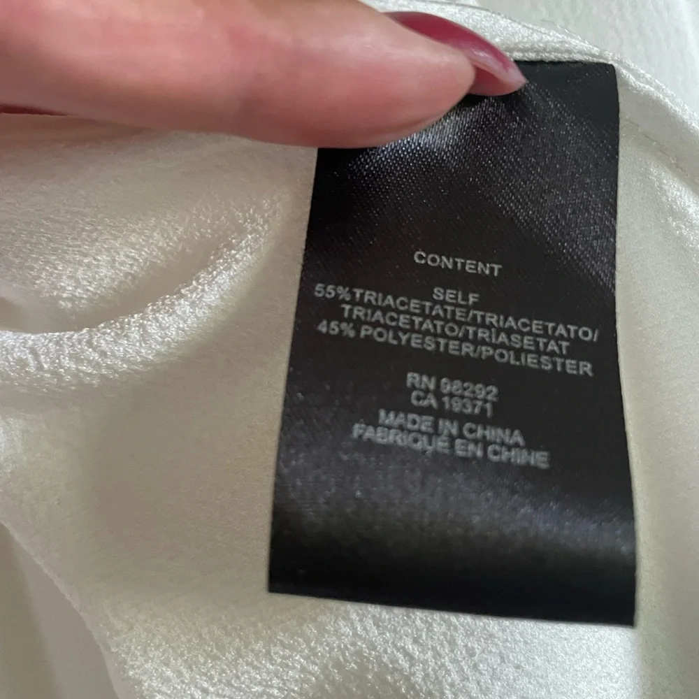 - Tibi Savanna long peplum silky shirt from Tuckernuck - Picture 7 of 9